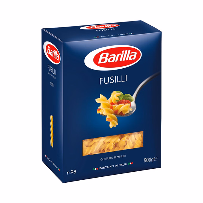 Száraztészta BARILLA fusilli N98. 500 g