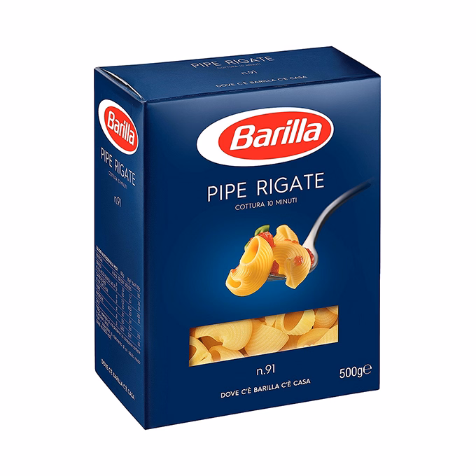 Száraztészta BARILLA pipe rigate N91. könyökcső 500 g