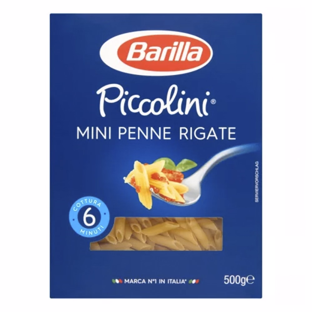 Száraztészta BARILLA rigate mini penne 500g