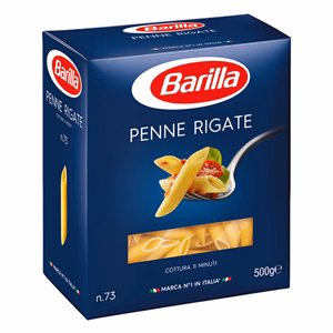 Száraztészta BARILLA rigate penne N73. 500g