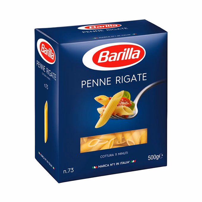 Száraztészta BARILLA rigate penne N73. 500g