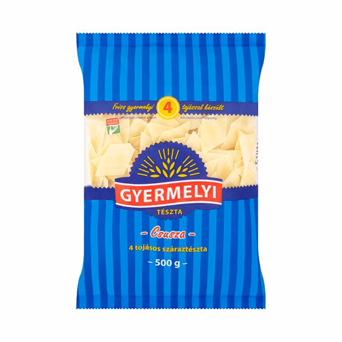 Száraztészta csusza GYERMELYI 4 tojásos 500 g