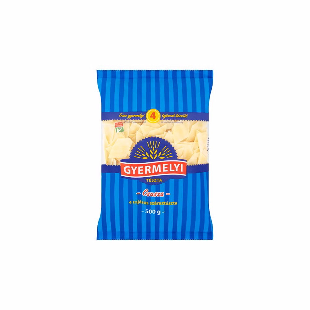 Száraztészta csusza GYERMELYI 4 tojásos 500 g
