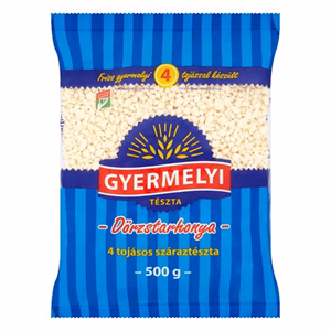 Száraztészta dörzstarhonya GYERMELYI 4 tojásos 500 g