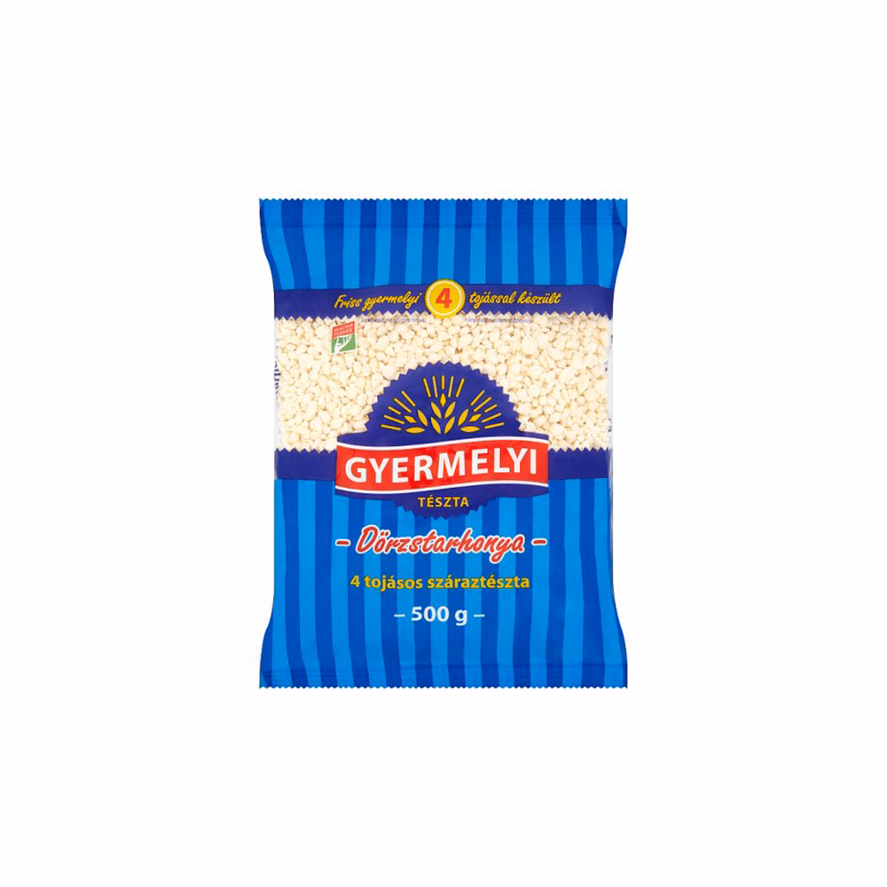 Száraztészta dörzstarhonya GYERMELYI 4 tojásos 500 g