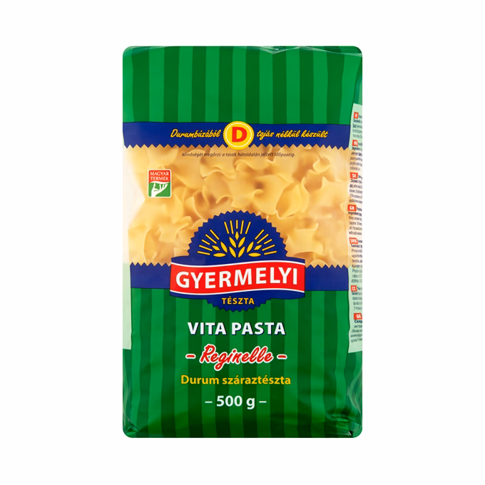 Száraztészta fodros kocka GYERMELYI Vita Pasta durum 500 g Száraztészta fodros kocka GYERMELYI Vita Pasta durum 500 g