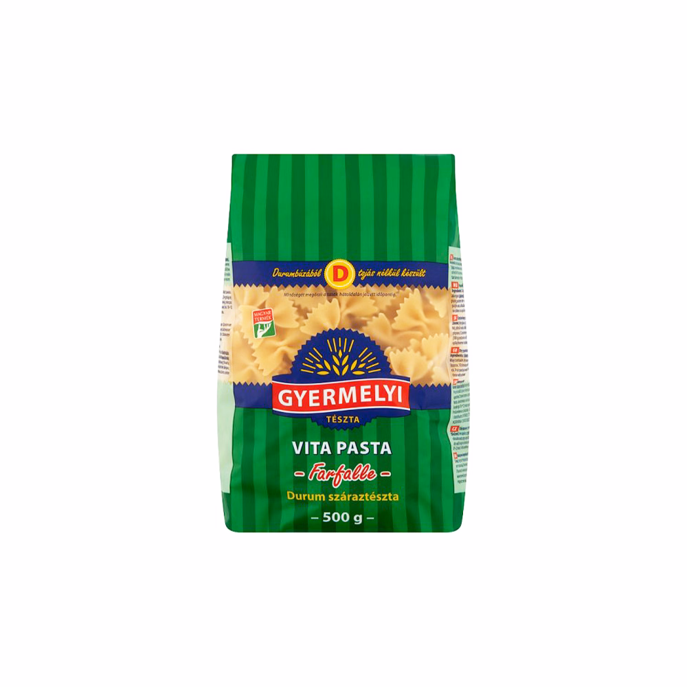 Száraztészta masni GYERMELYI Vita Pasta durum 500 g