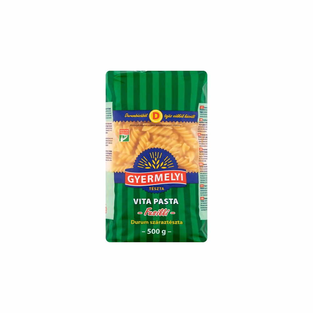 Száraztészta orsó GYERMELYI Vita Pasta durum 500 g