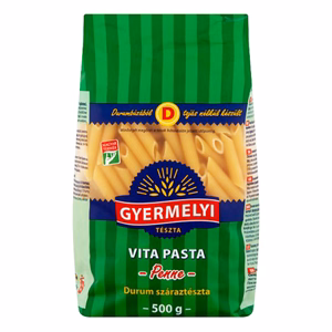 Száraztészta penne GYERMELYI Vita Pasta durum 500 g
