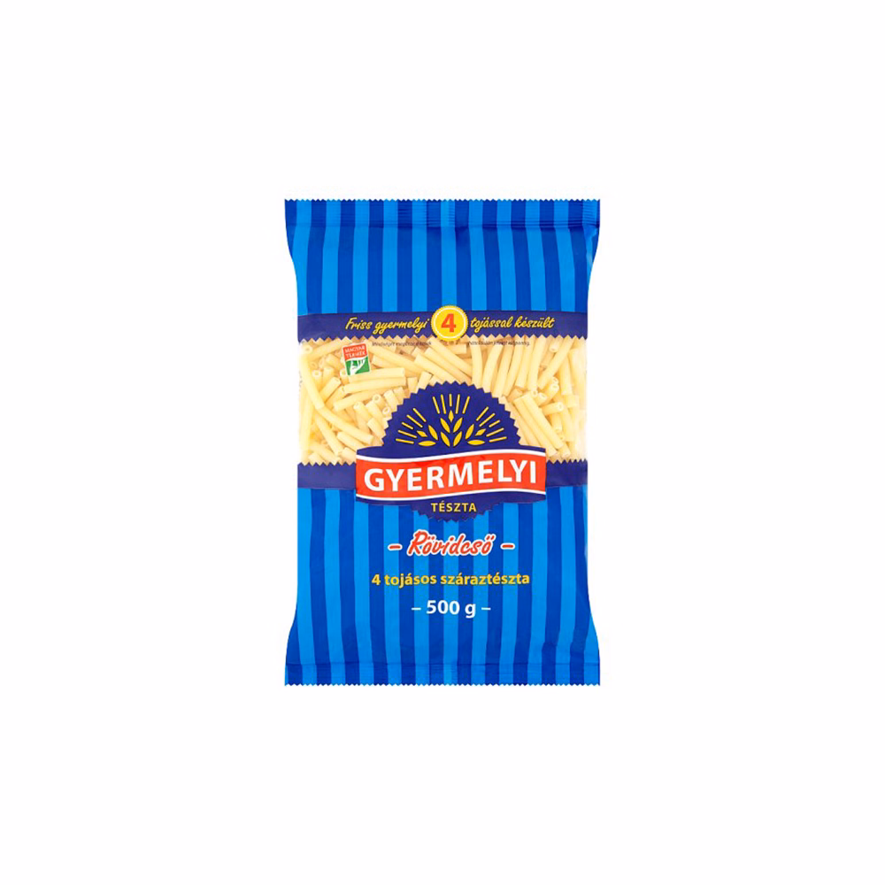 Száraztészta rövidcső GYERMELYI 4 tojásos 500 g