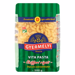 Száraztészta szarvacska GYERMELYI Vita Pasta durum 500 g