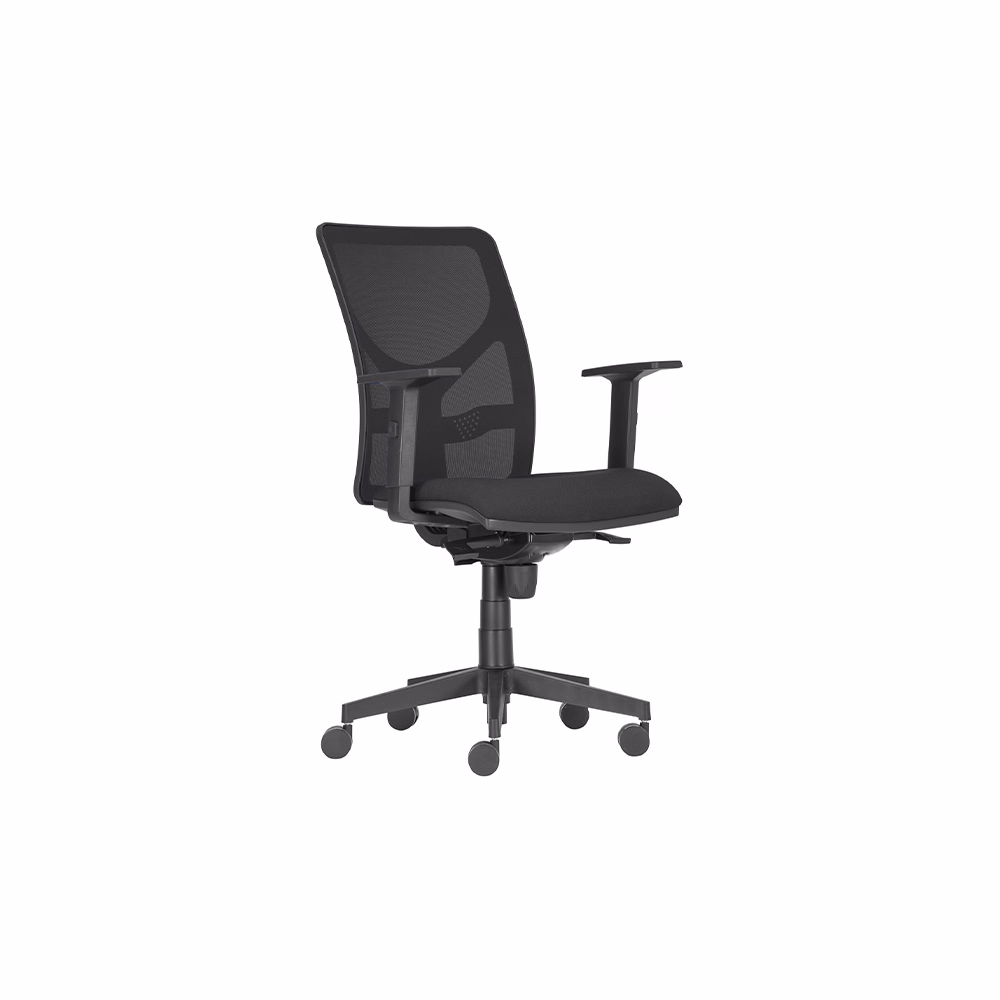 Szék forgó karfás Fontana +AR 11 fekete BN.8033