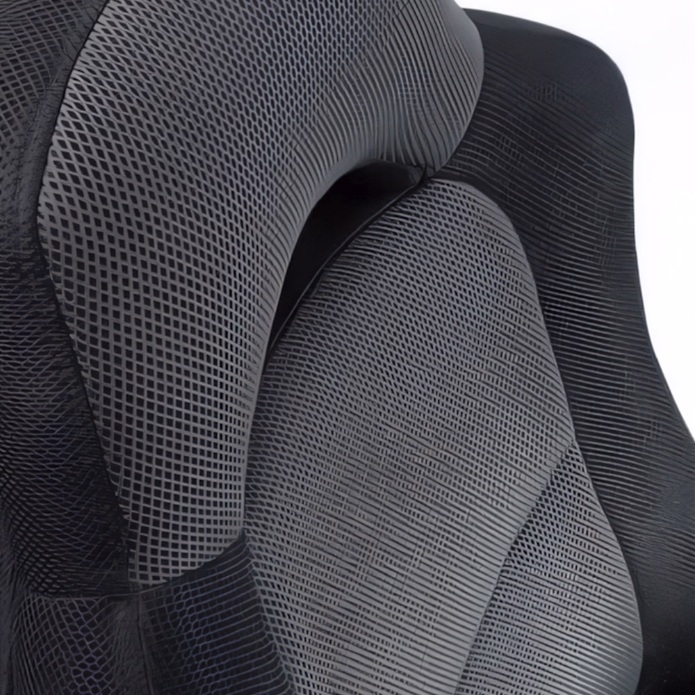 Szék forgó karfás MAYAH Racer fekete-szürke