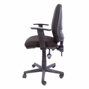 Szék forgó karfás MAYAH Smile fekete