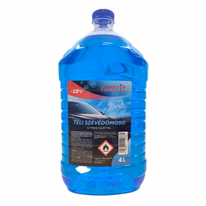 Szélvédőmosó folyadék MERIT téli -18*C  4L