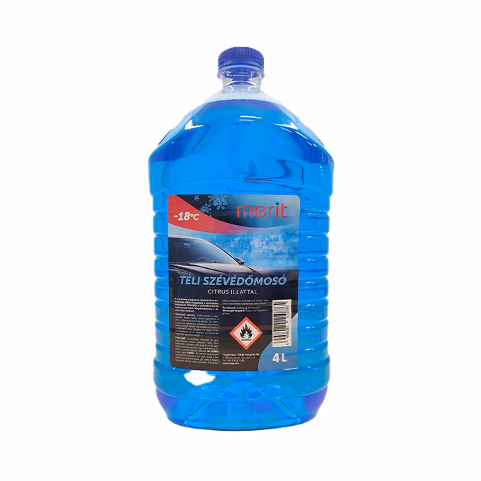 Szélvédőmosó folyadék MERIT téli -18*C  4L