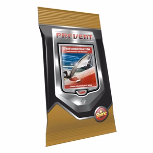 Szélvédőtisztító törlőkendő PREVENT 20 darabos