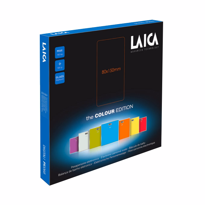 Személymérleg LAICA digitális, fehér - max 150 kg