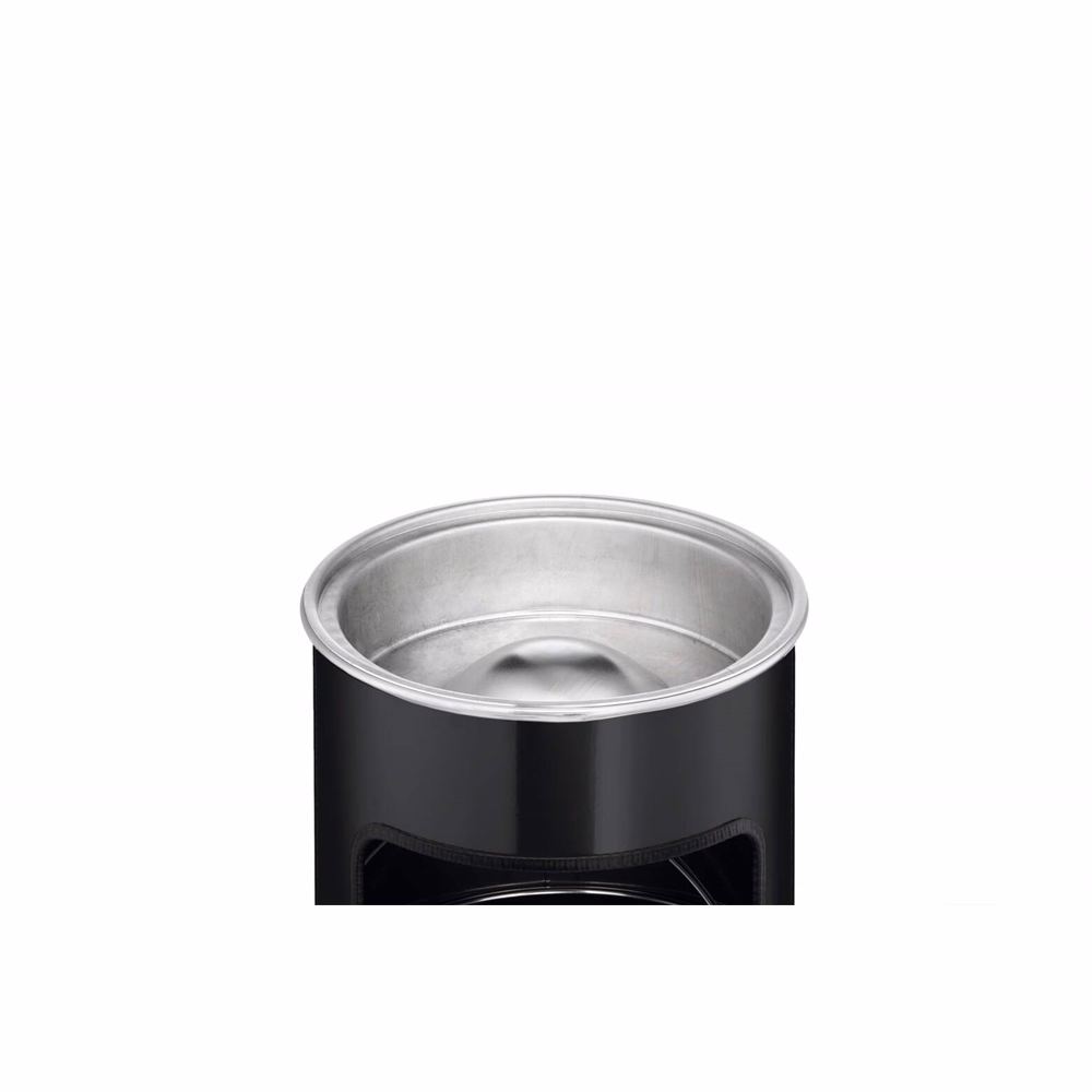 Szemetes DURABLE Safe hamutartóval kerek 17 L fekete