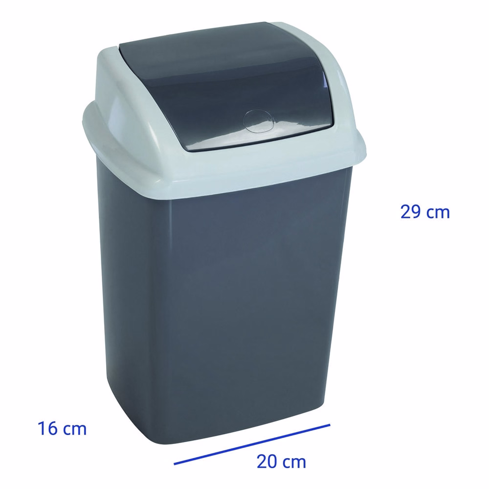 Szemetes billenő fedeles MAUL 5L fekete