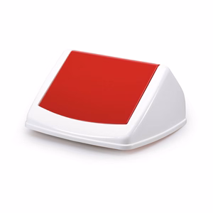 Szemetes fedél DURABLE Durabin billenő 40L piros