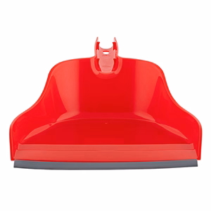 Szemeteslapát BONUS Handrix HACCP gumiéllel piros