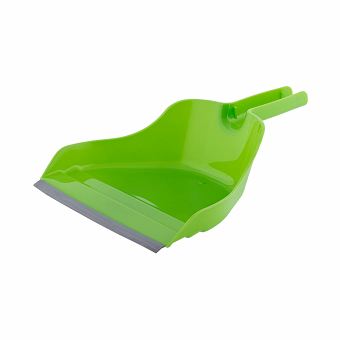 Szemeteslapát BONUS Handrix HACCP gumiéllel zöld