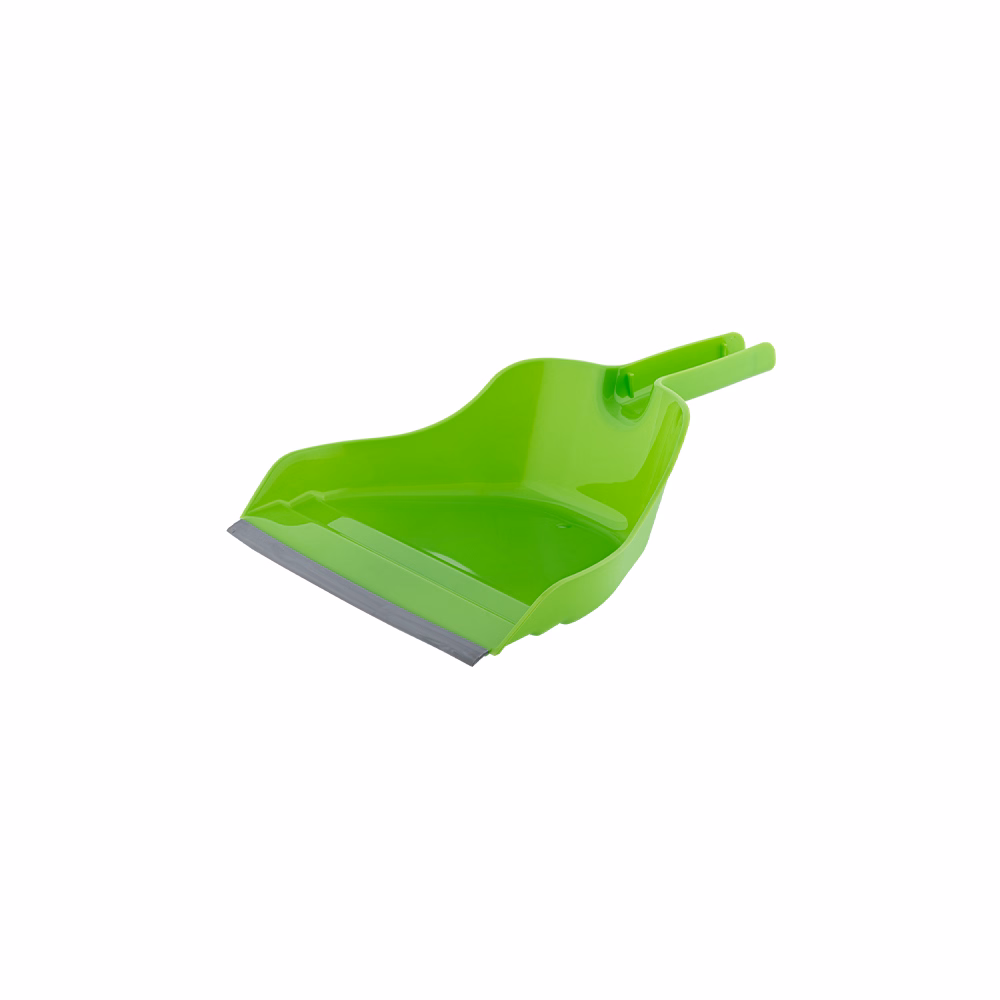 Szemeteslapát BONUS Handrix HACCP gumiéllel zöld