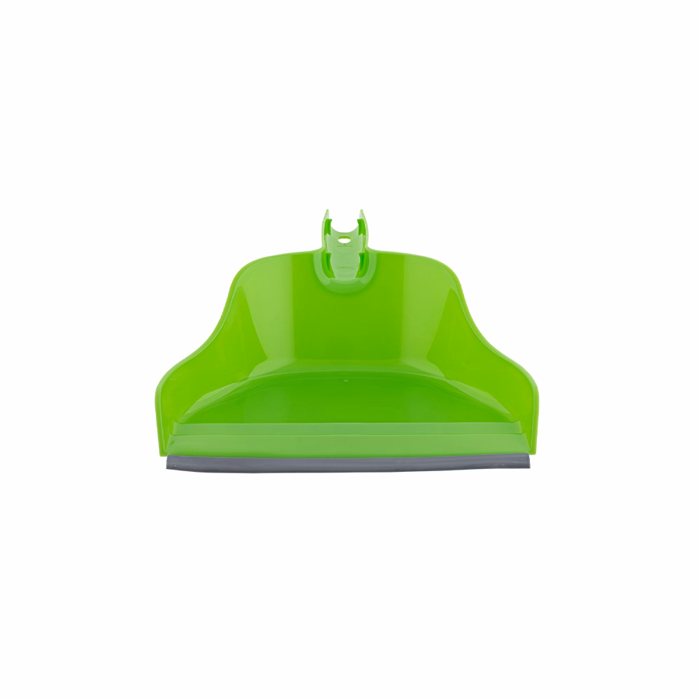 Szemeteslapát BONUS Handrix HACCP gumiéllel zöld