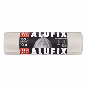 Szemeteszsák ALUFIX 160L átlátszó LDPE 90x110 cm 10 darabos