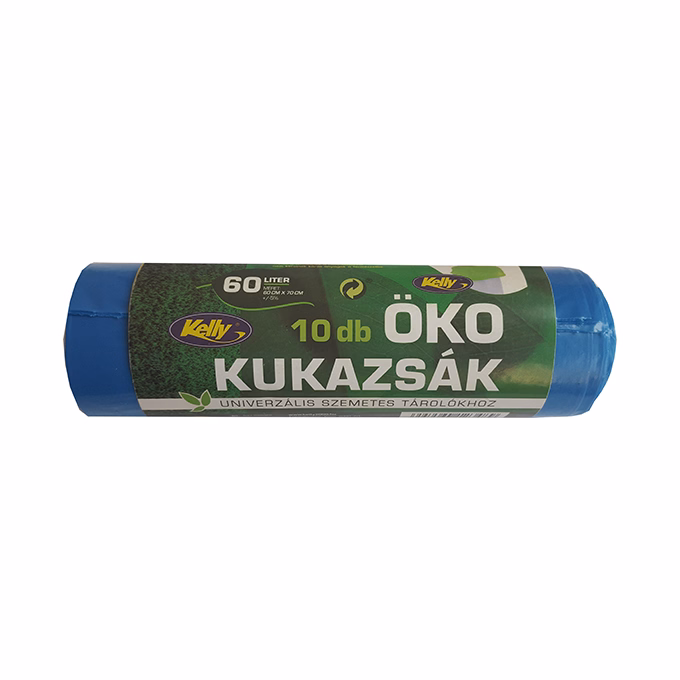 Szemeteszsák KELLY 60L Öko 60x70 cm 10 darabos