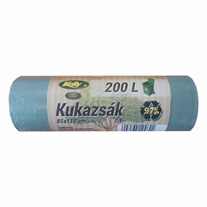 Szemeteszsák KELLY 200L super nature 85x110 cm 8 darabos