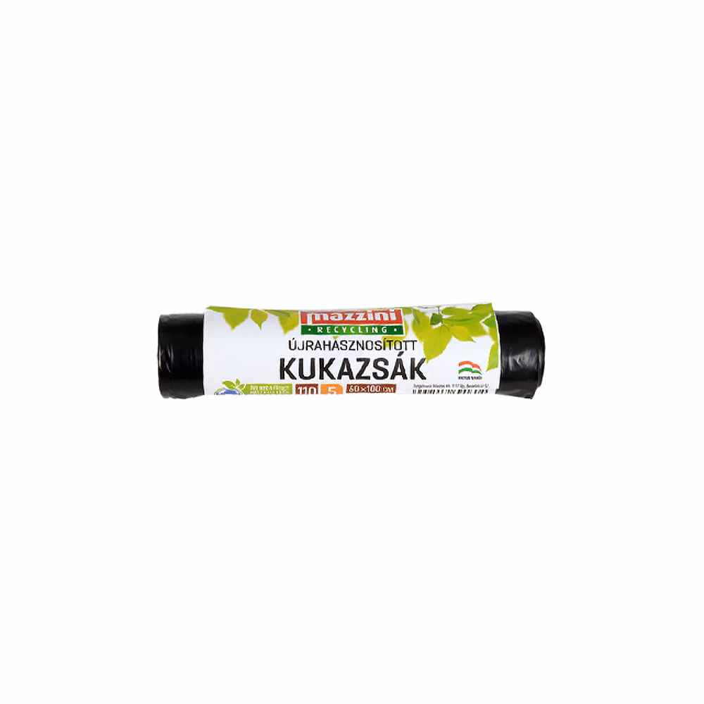 Szemeteszsák MAZZINI 110L újrahasznosított 5 darabos Szemeteszsák MAZZINI 110L újrahasznosított 5 darabos