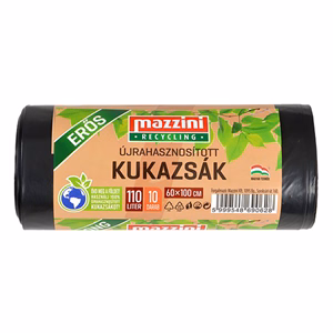 Szemeteszsák MAZZINI 110L újrahasznosított erős 10 darabos