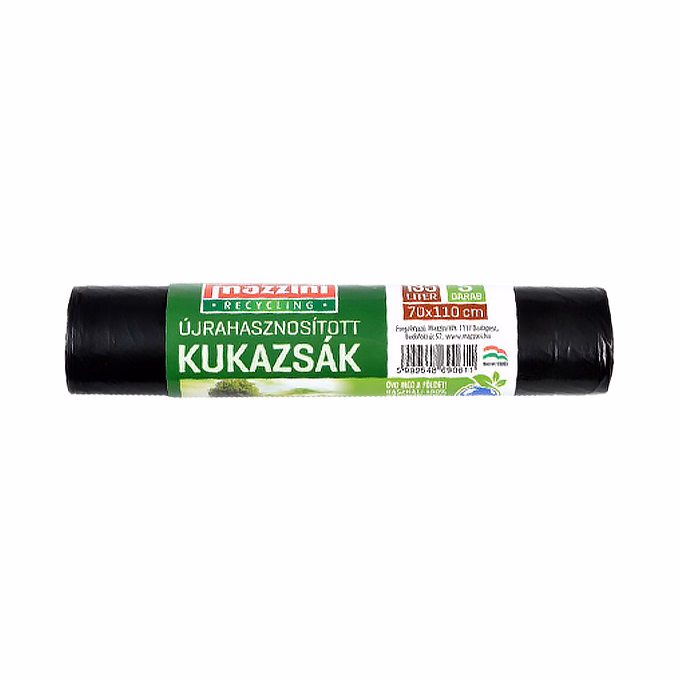 Szemeteszsák MAZZINI 135L újrahasznosított 5 darabos