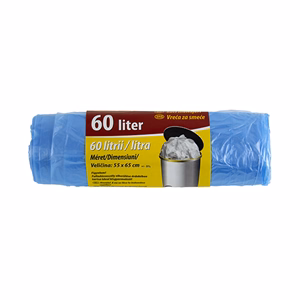 Szemeteszsák TUTI 60L 20 darabos Szemeteszsák TUTI 60L 20 darabos