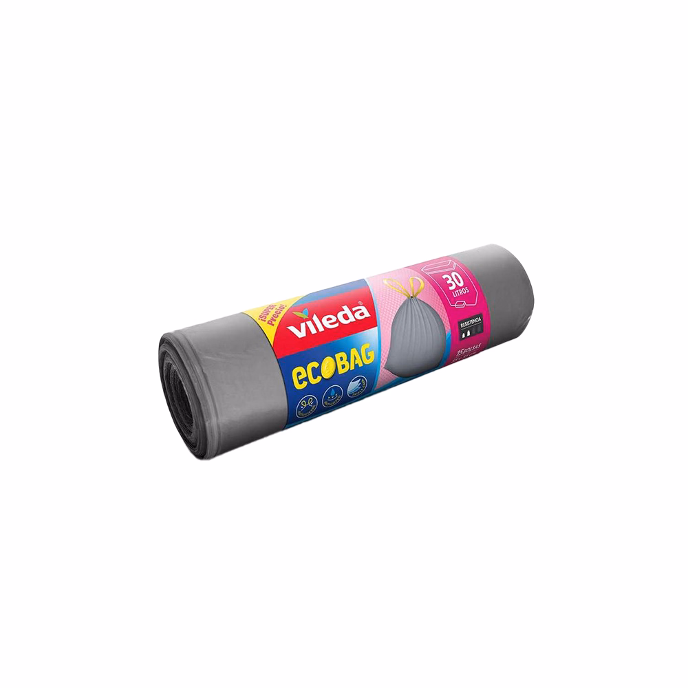 Szemeteszsák VILEDA Super+ 30L 10 darabos