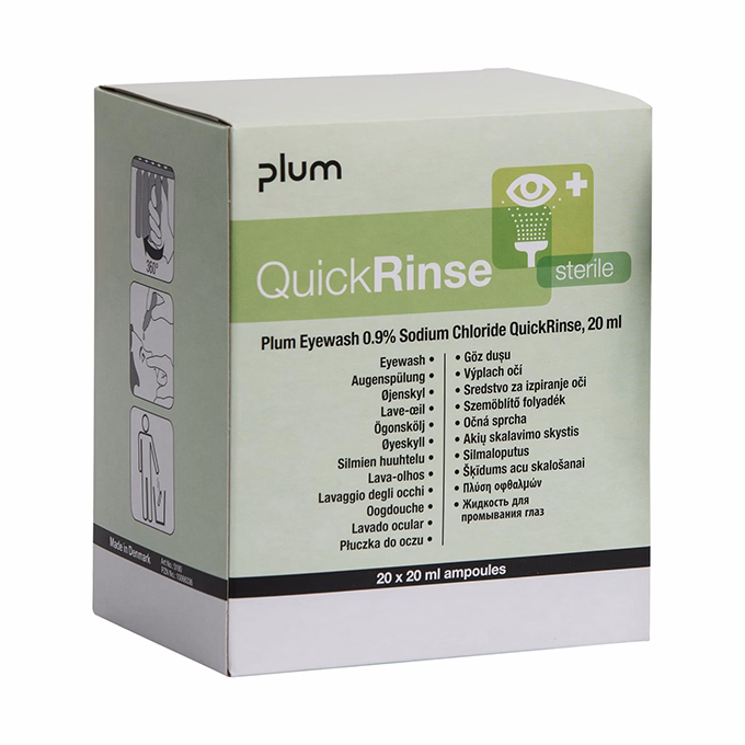 Szemkimosó ampulla PLUM QuickRinse utántöltő 5 db/csomag