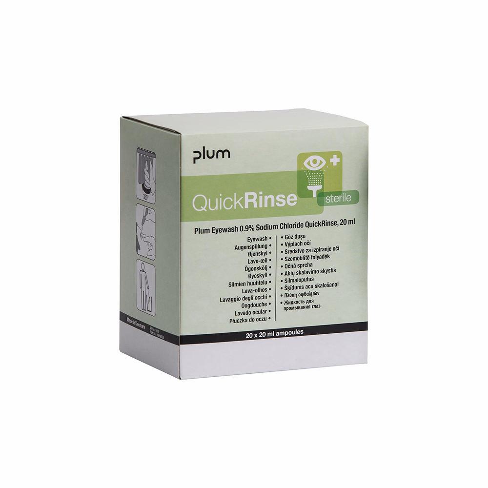 Szemkimosó ampulla PLUM QuickRinse utántöltő 5 db/csomag
