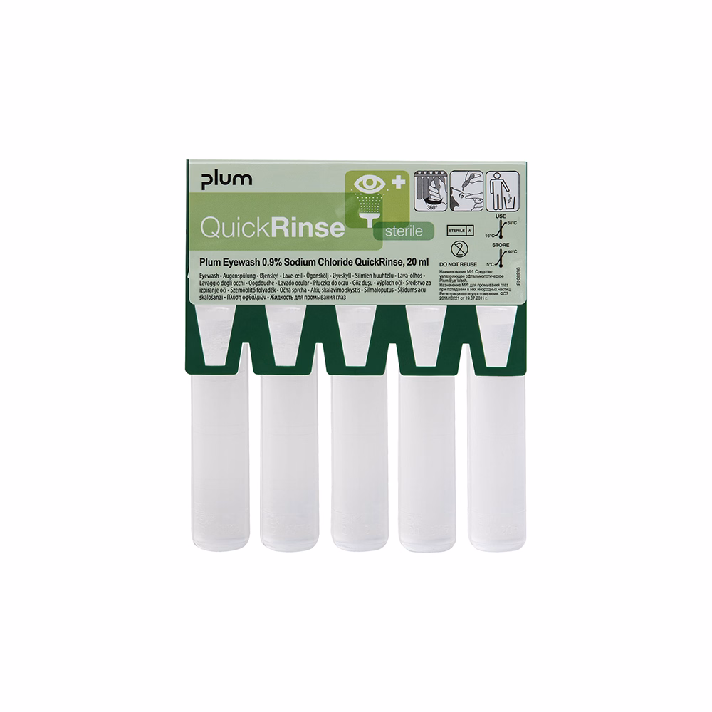 Szemkimosó ampulla PLUM QuickRinse utántöltő 5 db/csomag