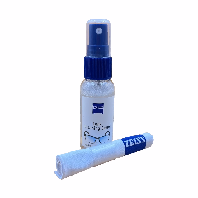 Szemüvegtiszító szett ZEISS törlőkendő és spray 30ml