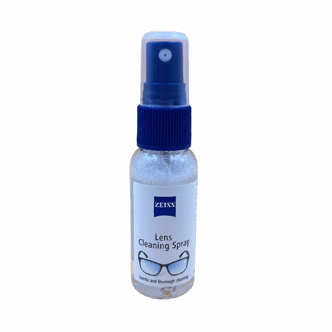 Szemüvegtiszító szett ZEISS törlőkendő és spray 30ml