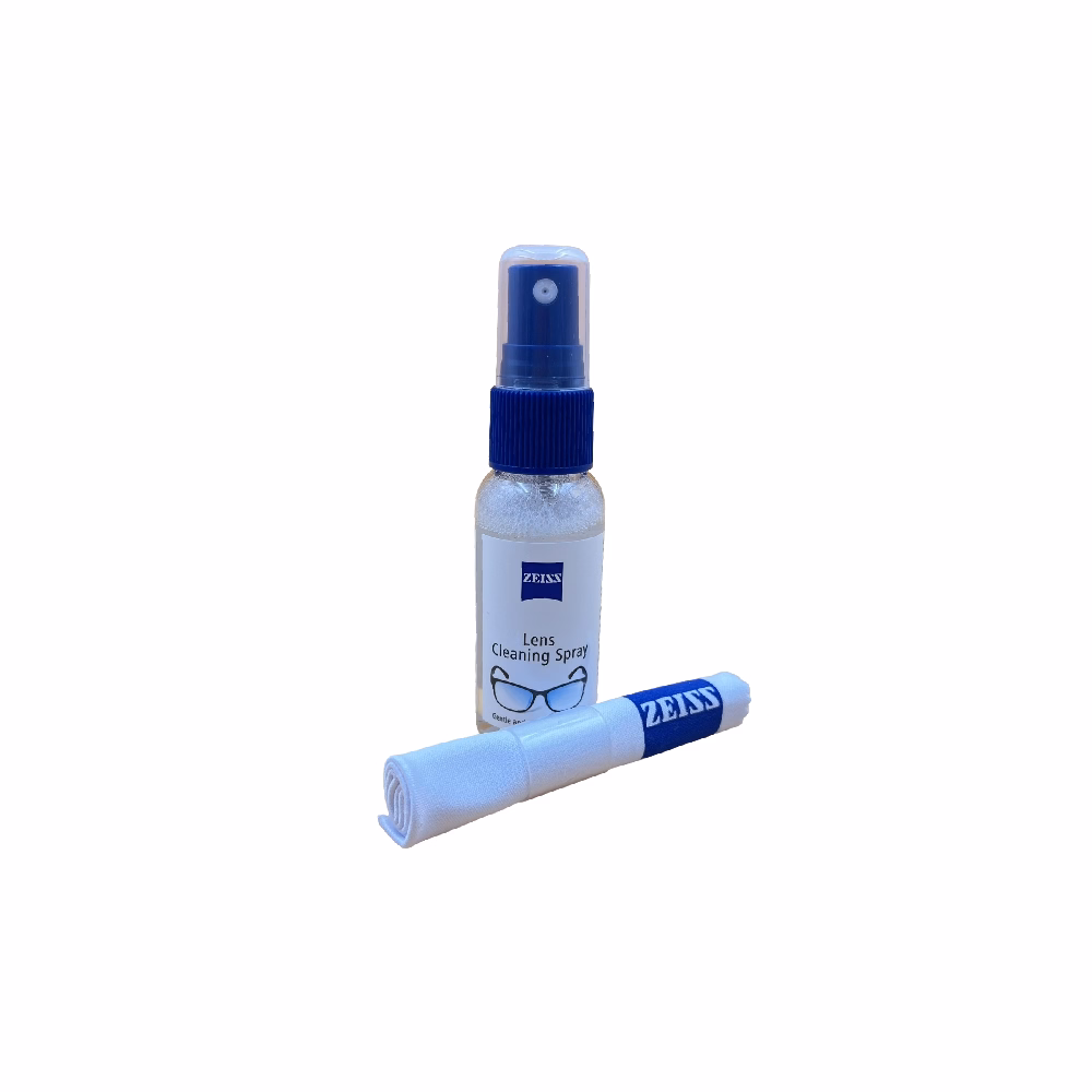 Szemüvegtiszító szett ZEISS törlőkendő és spray 30ml