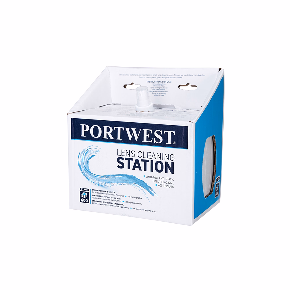 Szemüvegtisztító állomás PORTWEST 600 darab/doboz