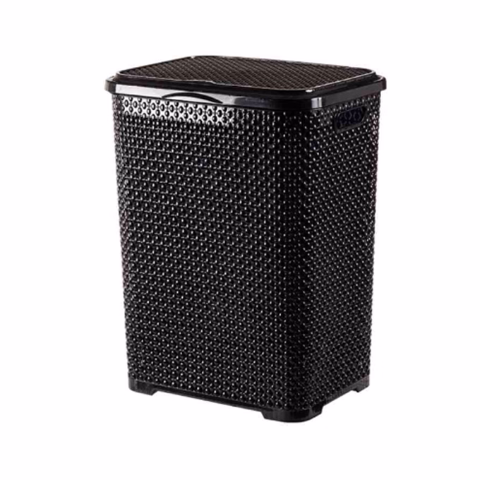 Szennyestartó Rattan hatású műanyag 45L különféle színekben Szennyestartó Rattan hatású műanyag 45L különféle színekben