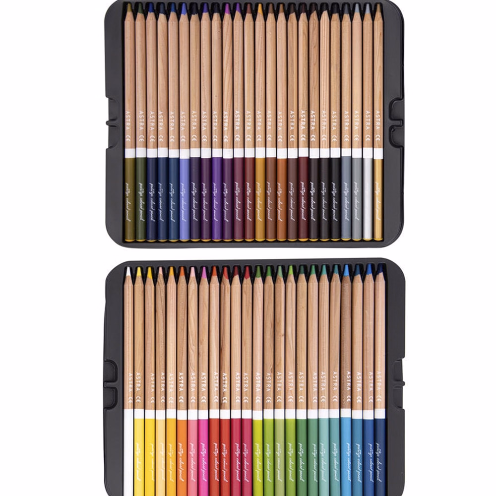 Színes ceruza ASTRA prestige fémdobozos 48 színű