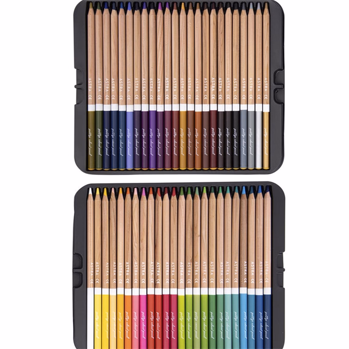 Színes ceruza ASTRA prestige fémdobozos 48 színű