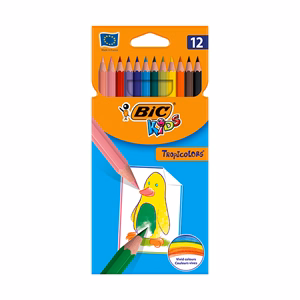Színes ceruza BIC Kids Tropicolors hatszögletű 12 darabos Színes ceruza BIC Kids Tropicolors hatszögletű 12 darabos