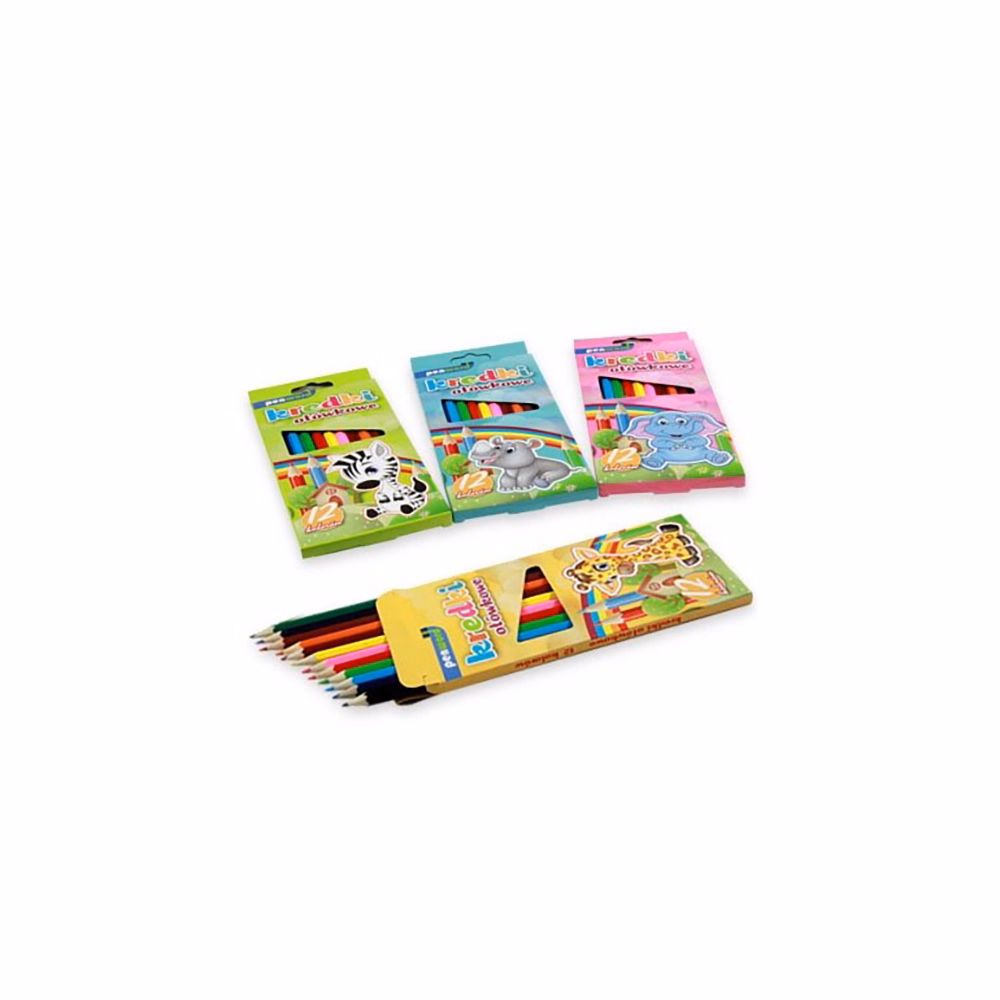 Színes ceruza CREATIVE JUNGLE hatszögletű fehér dobozos 12 darabos Színes ceruza CREATIVE JUNGLE hatszögletű fehér dobozos 12 darabos