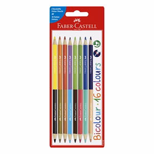 Színes ceruza FABER-CASTELL Bicolor kétszínű 8 darabos 16 színű
